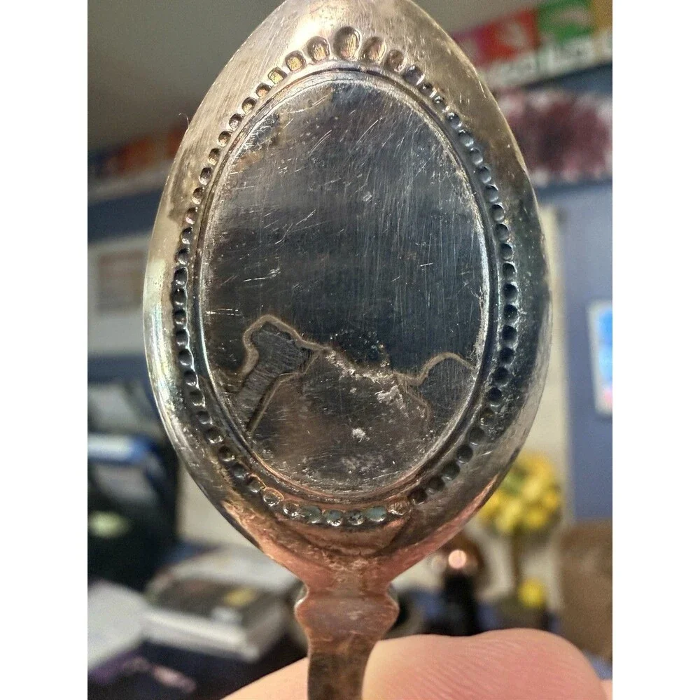 Breck's Bulbs Founded 1818 Tulip Silver Plated Holland Spoon 4.5